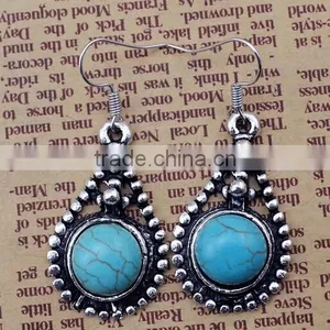 New Arrival Charming Water Drop Turquoise Drop Earrings Fashion Jewelry thumbnail-4