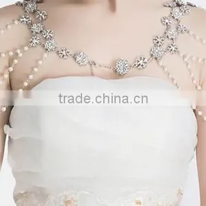 New Arrival Bride Wedding Fashion Gold Sexy Body Chain Good Shouder Body Chain thumbnail-4
