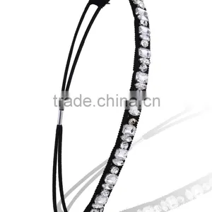 Women Lady Headband Crystal Elastic Hair Band For Wedding Bridal Party Hair Hoop thumbnail-6