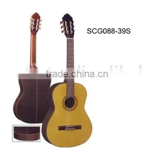 39" Hot Sale New Beginner Color Quality Solid Classic Guitar (SCG088-39S) thumbnail-1