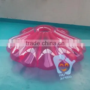 Wholesale 180cm PVC Giant Pink Inflatable Seashell Pool Float thumbnail-3