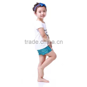 Girls Clothes Mermaid Children Shorts Set thumbnail-3