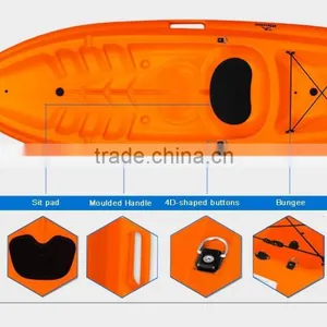 Hot Sale Two Person Plastic River Boat For Kids thumbnail-3