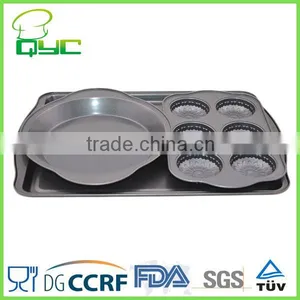 Non-Stick Metal 2 Piece Deep Baking Pan Sets With Silicone Grip thumbnail-6