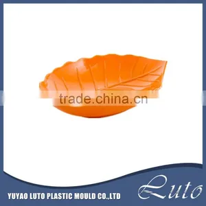Hotel Restaurant Use Leaf Shape Fruit Plastic Plate thumbnail-2