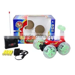 EN-71 Approval Flip Stunt Car Remote Control Toy With Light and Music thumbnail-1