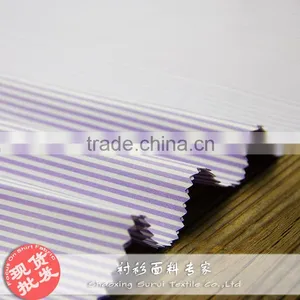 Blue White 2mm Sripe Woven Textile Fabrics thumbnail-5
