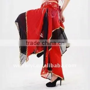 Double Color Belly Dancing Chiffon Pants thumbnail-1