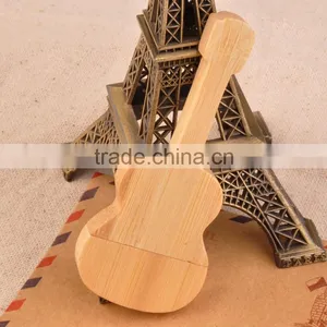 OEM Wooden Guitar Shape Usb Stick Bulk Usb Flash Memory Drive thumbnail-4