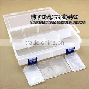 8 Partitions Departments Plastic Organizer thumbnail-2