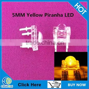 Wholesales 4pins Super Flux Led Piranha 5mm Yellow thumbnail-1