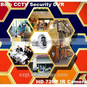 1280x720P Full Hidden Mini WIFI IP Light Bulb Camera M thumbnail-1