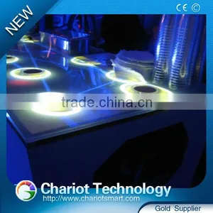 Wholesale Price China Best Supplier Chariot Interactive Glass Surface Bar Table Multitouch Interactive thumbnail-1