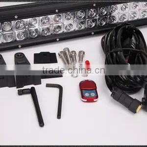 Wholesale 288W LED Strobe Light Bar Double Rows Voltage 12/24V Led Light Bar for Suv Truck Offroad Tractor thumbnail-5