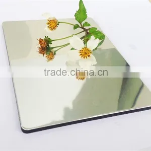 Mirror Finish Aluminum Composite Panel Wall Cladding ACM Building and Construction Material thumbnail-2