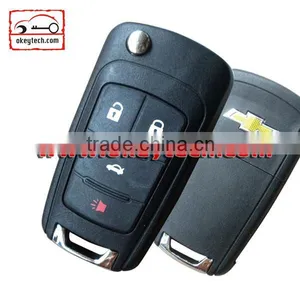 Best Price Chevrolet Cruze 4 Buttons Flip Remote Modified Key Shell Chevrolet Key Cover for Chevrolet Cruze Key thumbnail-1
