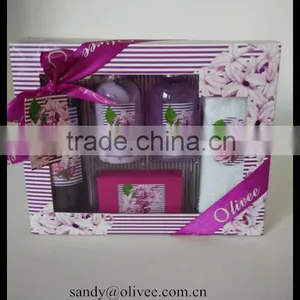 Nice Scent Antiseptic Shower Gel, Body Lotion ,bubble Bath and Soap Hotel Bath Set thumbnail-1