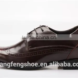 Patent Leather Men Shoes / Retro Brogue Carved Formal Dress Shoes thumbnail-2