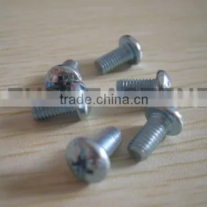Pan Hex Head Comb.recess Machine Screw Zinc Plated thumbnail-1