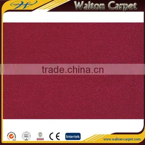 Wine Red Velour Style Exhibition Nonwoven Cheap Wall to Wall Carpet thumbnail-1