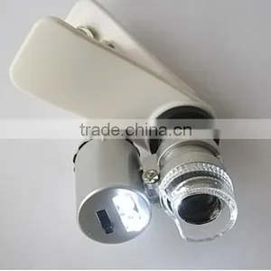 60X Pocket Mini Microscope Loupe / Phone Clip Microscope / Mobile Phone Microscope thumbnail-3