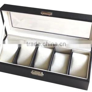 Leather Watch Box for 5pcs Watches thumbnail-2