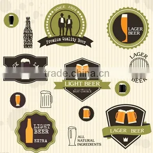 White Label Wine Sticker Label Beer Glass Bottle Sticker thumbnail-3