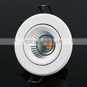 SAA Approved Cut Out 75mm 5w Round Dimmable Led Cob Downlight 38 Degree thumbnail-1