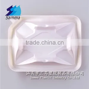 KW-0013C Disposable Mini Sushi Containers, Wooden Base Containers With Clear Lid thumbnail-6