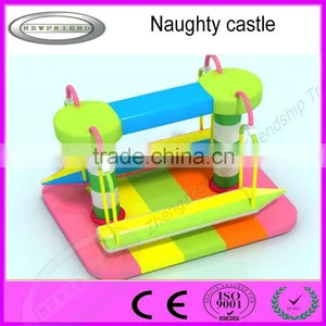 Hot Selling New Design Jungle Series Children Indoor Playground Naughty Castle thumbnail-2