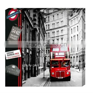 London Bus Printed Woodenwall Plaques Deco thumbnail-1