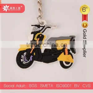 Motorcycle Soft Pvc Keychain Pvc Rubber Key Chain thumbnail-1
