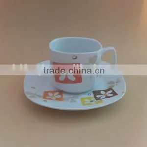 Custom Design Cup and Saucer Set Porcelain Tea Cup Sets Ceramic Cup Sets thumbnail-1