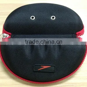 GC--Red Zipper With 1680D Knitted Fabric Eva Glasses Hard Case thumbnail-2