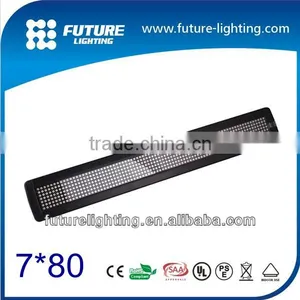 Indoor & Outdoor Using for Shop or Hotel Best-seller Show Blue 7*80 Led Display Advertising Car thumbnail-1