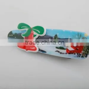 Candy Color Small Bell Hair Clip Lovely Present Car and Red House Hair Accessory Kids Mini Hair Duck Clip thumbnail-4