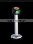 Micro Labrets Jewelry With Ball,labret Piercing,316L Body Jewelry Labret Jewelry thumbnail-1