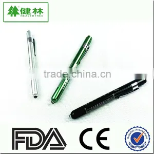 Small Aluminium Flash Light Yellow Light Medical LED Pen Light thumbnail-1