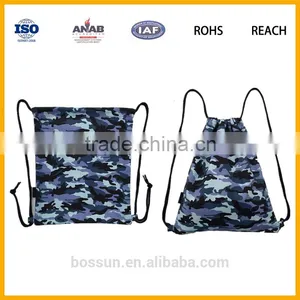 Promotional Custom Printed String Bag Sport Drawstring Bag for GYM thumbnail-2