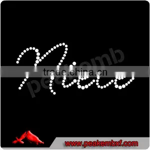 Beautiful Rhinestone Embellishment Letters Niece thumbnail-1