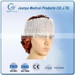 Beauty Nonwoven Hair Band, Disposable PP Headband, BLACK and White Elastic Band for Hair thumbnail-4