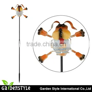 Led Light Lamp Steel Material, Cute Animal Dog Shape Tenuous Pole Lamp Solar, Decoration Light Standing Lamp thumbnail-1