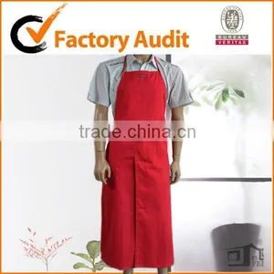 Extra-long and Extra-wide Two Parts Canvas Aprons Wholesale thumbnail-1