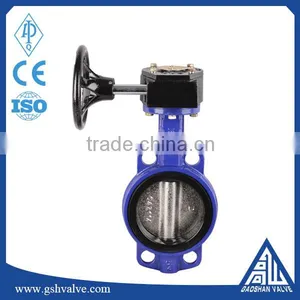 Wafer Resilient Seated Butterfly Valve With Stainless Steel Disc thumbnail-1