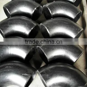Black Painting 90 Degree Carbon Elbow thumbnail-1