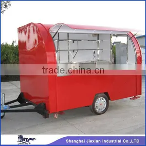 JX-FS290B Professional Factory Manufacturing Outdoor Mobile Street Fast Food Trailer thumbnail-1