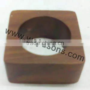 Wedding Wood Napkin Ring Wood Napkin Ring thumbnail-1