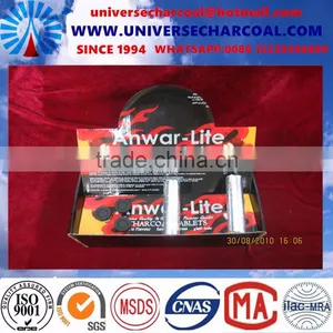 Hookah Incense Charcoal Argilah Round Shisha Charcoal Dealer Hukka Flavor Shisha Charcoal thumbnail-1