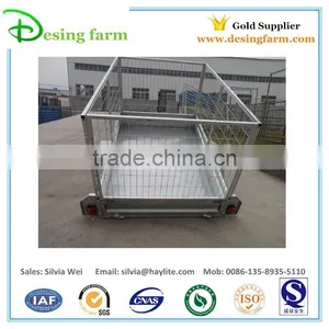 Hydraulic Tipping Box Trailer 1.5ton Capacity thumbnail-5