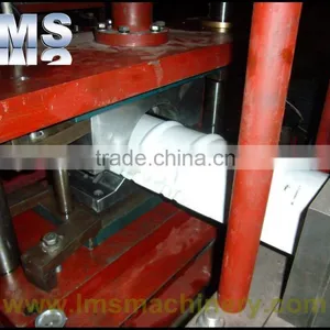 LMS Customized Galvanized Steel Roof Sheet Ridge Cap Roll Forming Machine thumbnail-6